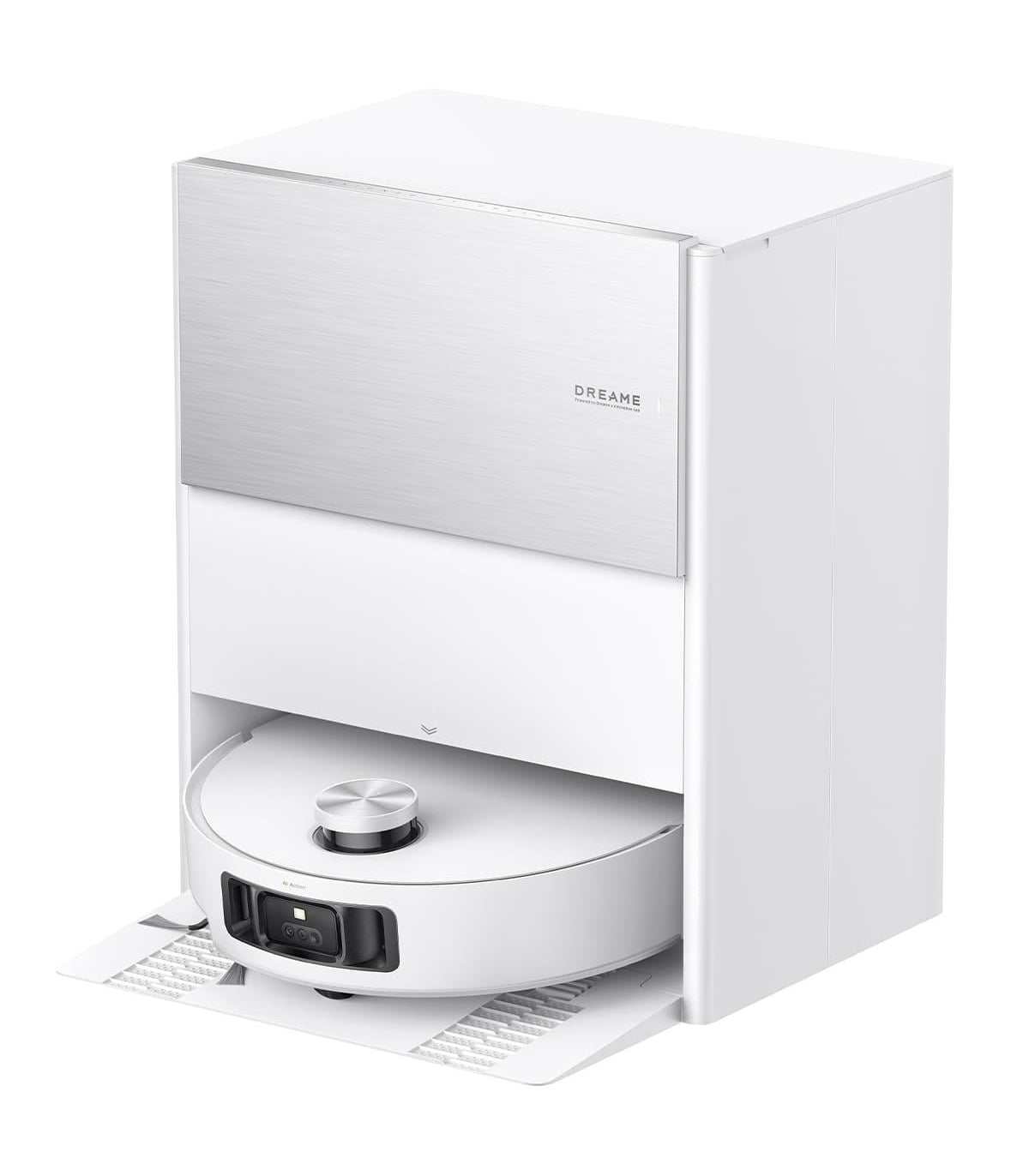 Dreame Aqua10 Roller Robot Vacuum & Mop — White — product and feature view 8