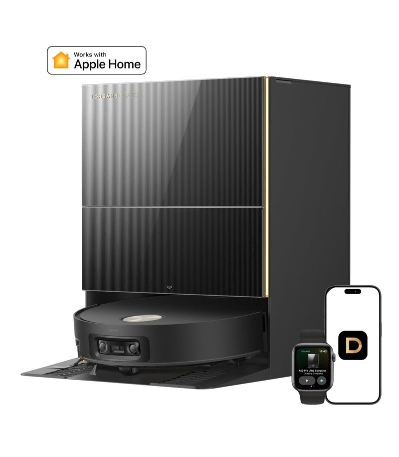 Dreame X60 Pro Ultra Complete Robot Vacuum & Mop — Black — product and feature view 1