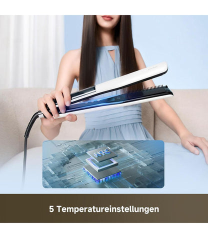 Dreame AuraSteam Straight AA01A Steam Straightener — White — product and feature view 14