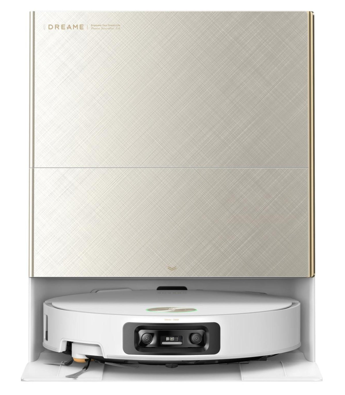 Dreame X60 Ultra Complete Robot Vacuum & Mop — White — product and feature view 3