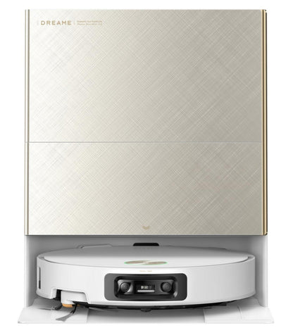 Dreame X60 Ultra Complete Robot Vacuum & Mop — White — product and feature view 3