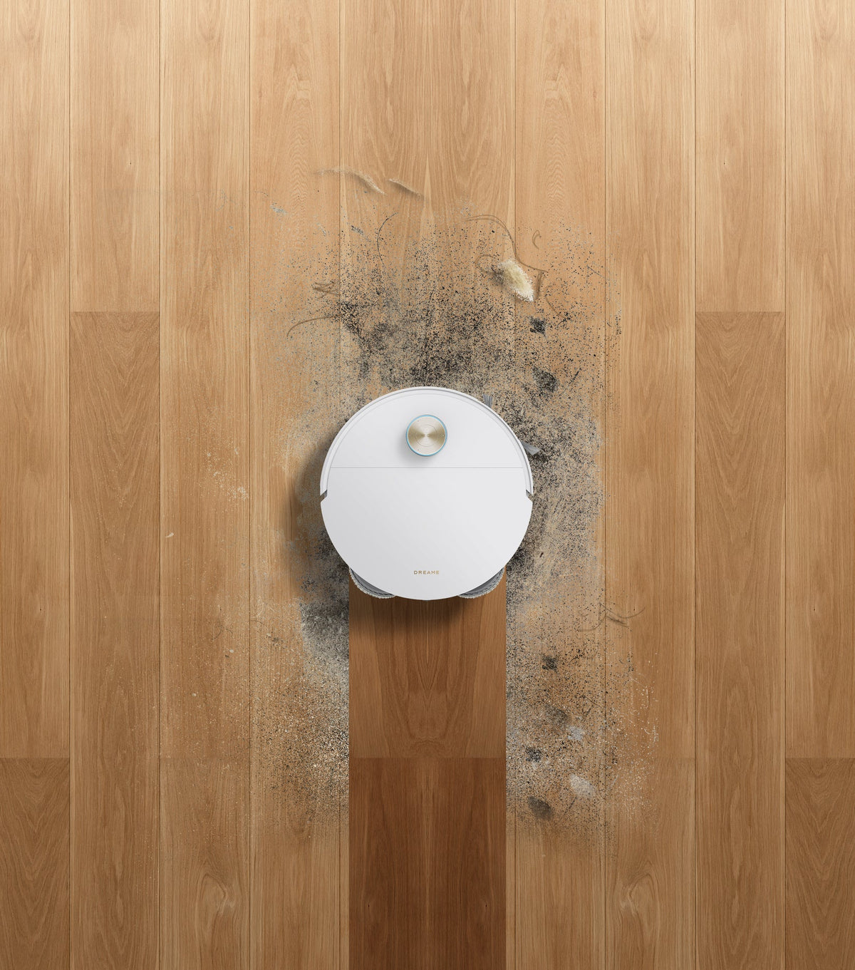 Dreame X60 Ultra Complete Robot Vacuum & Mop — White — product and feature view 7