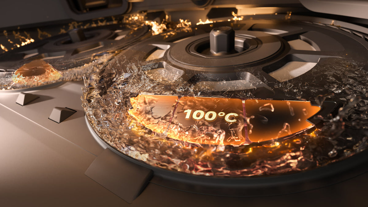 Dreame X60 Ultra Complete Robot Vacuum & Mop — White — product and feature view 8