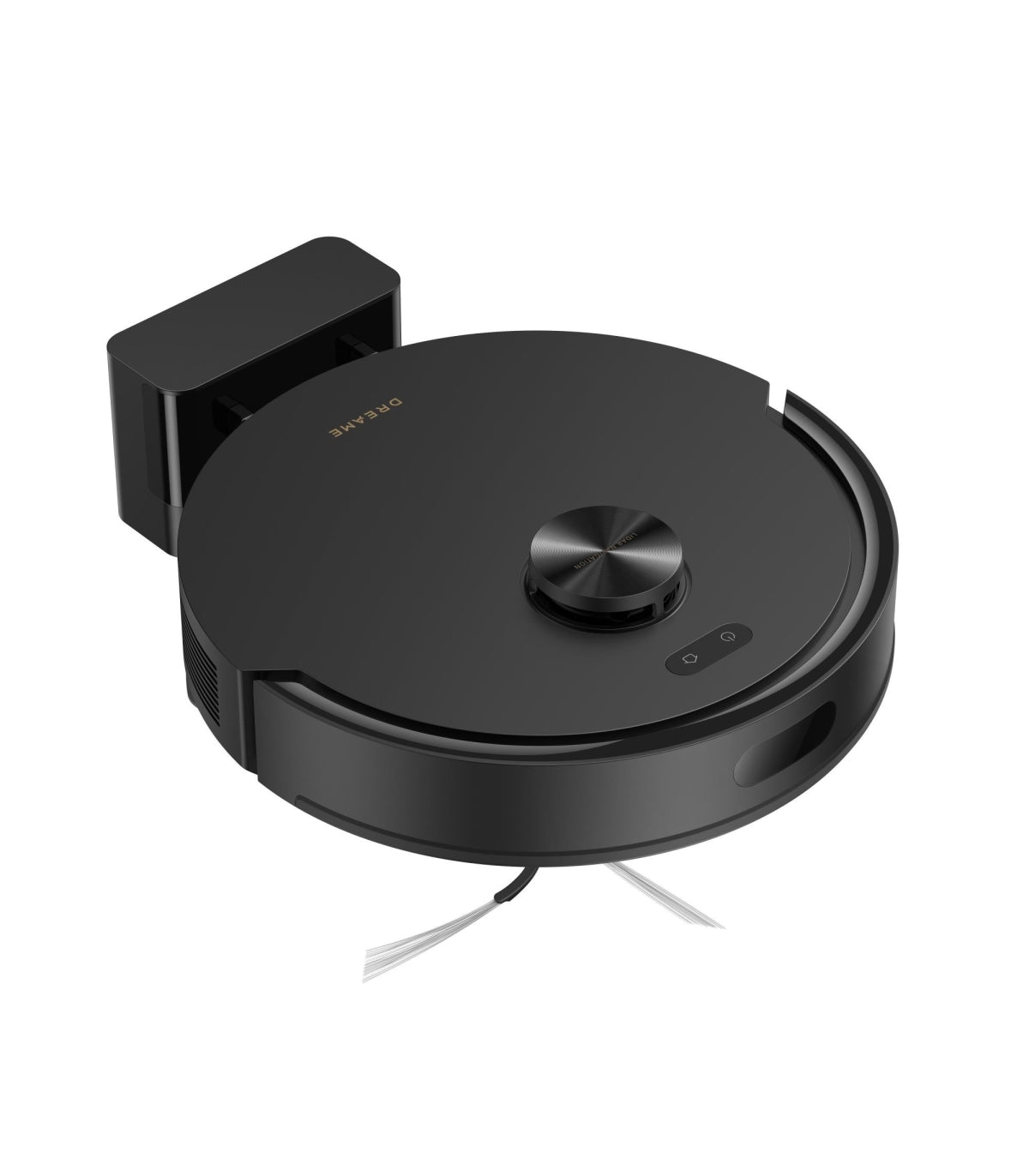Dreame F20 Robot Vacuum & Mop — Black — product and feature view 1