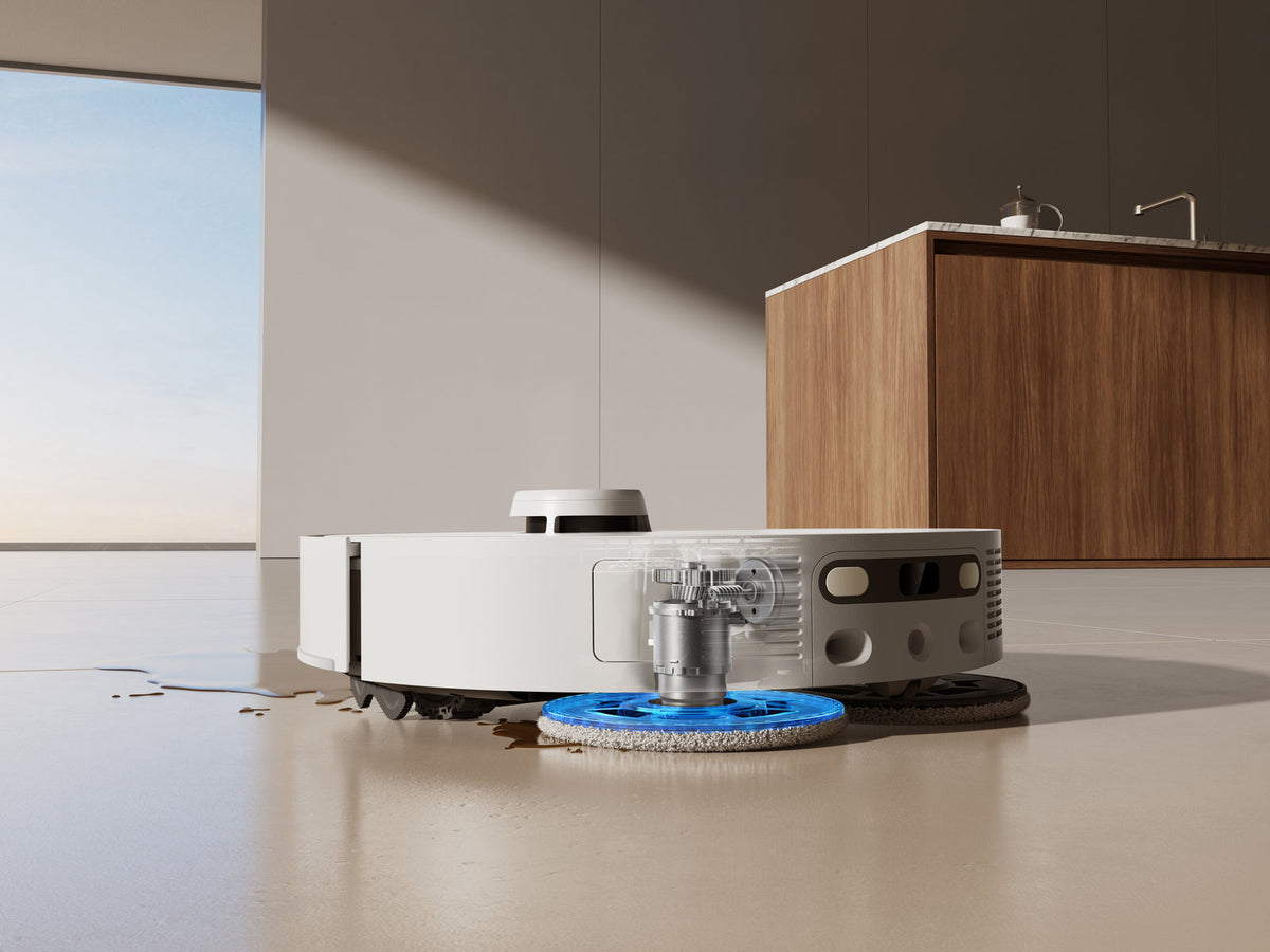 Dreame L50s Pro Ultra RLL88HE Robot Vacuum & Mop — White — product and feature view 10