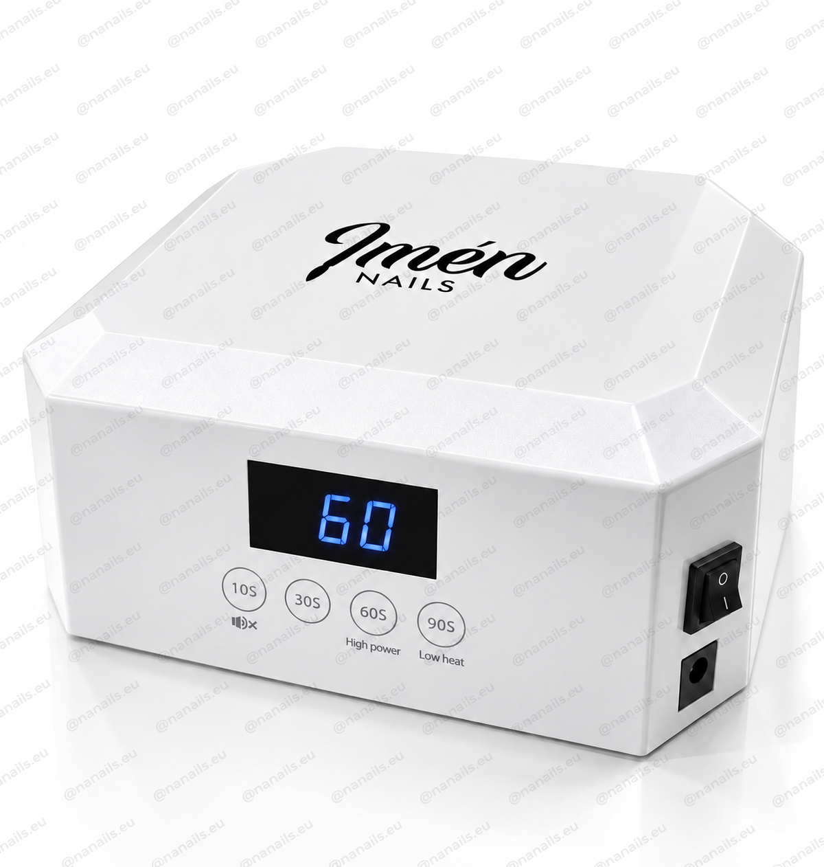 IMEN Crystal 54W LED/UV Nail Lamp, White