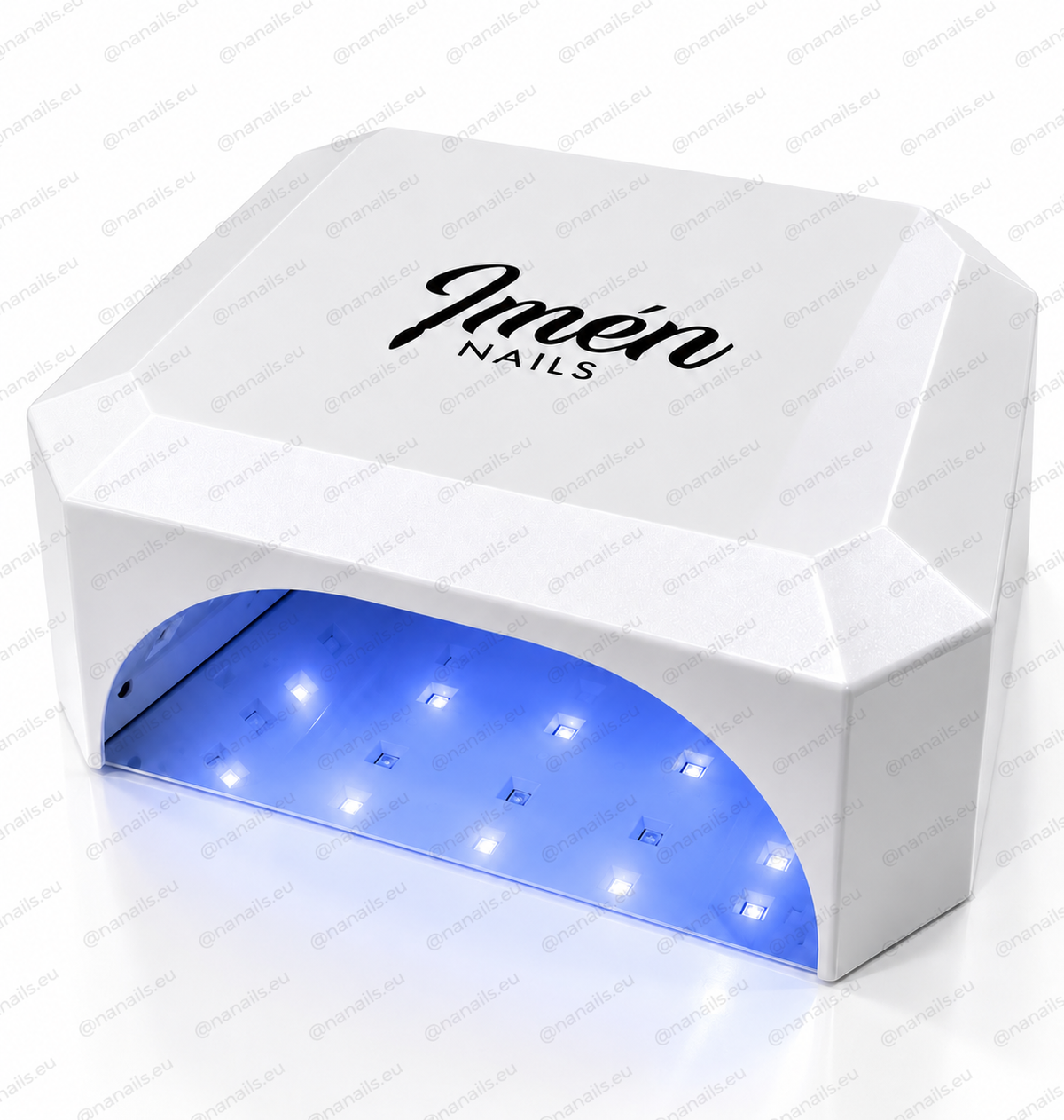 IMEN Crystal 54W LED/UV Nail Lamp, White