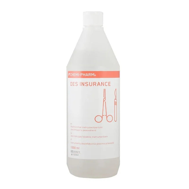 DES INSURANCE 1000 ml Product for washing and disinfecting medical instruments prior to sterilization