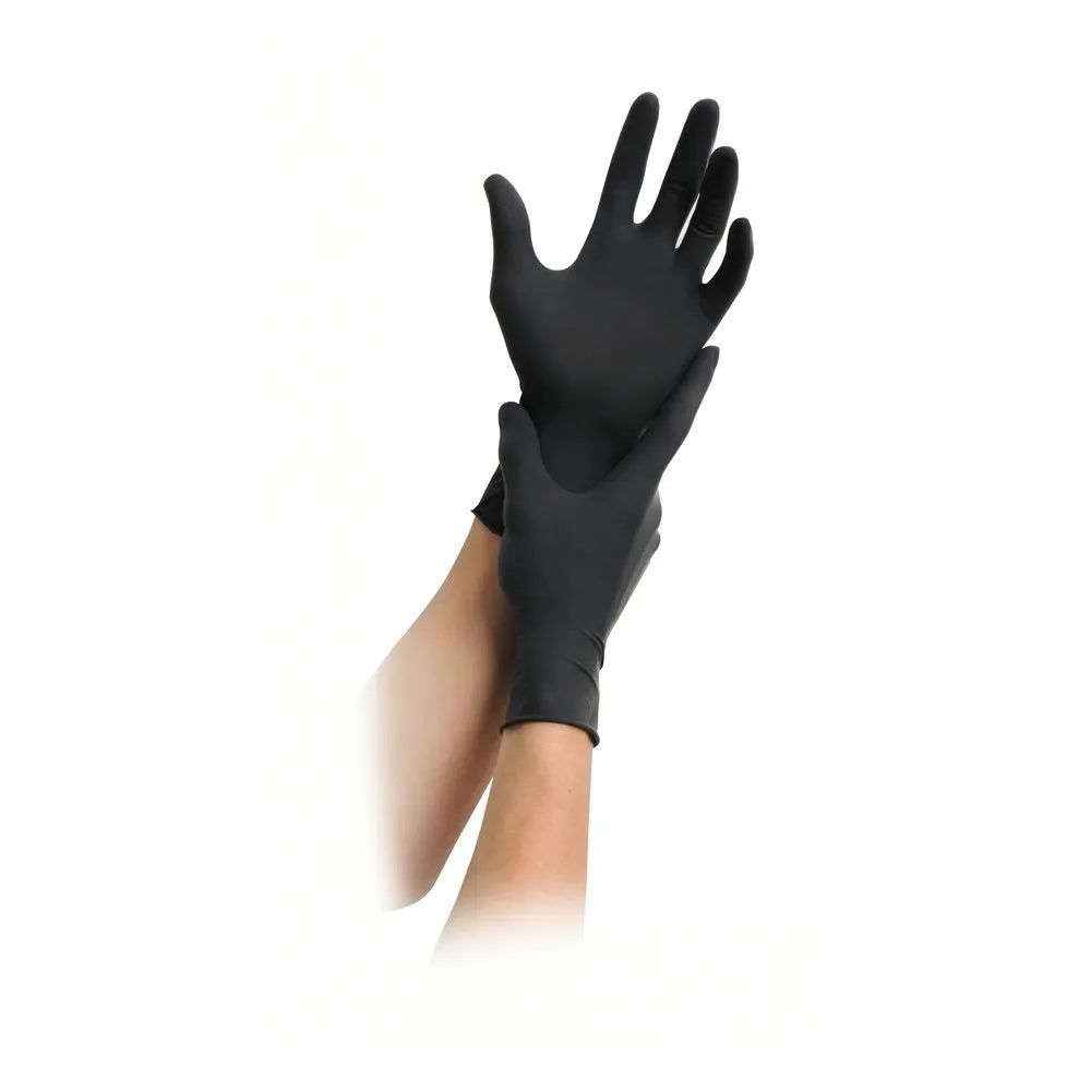 Gloves MaiMed® Nitrile Black S (100 pcs)