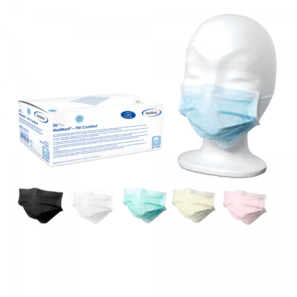 Surgical Masks MaiMed® FM Comfort, WHITE , 50 pcs
