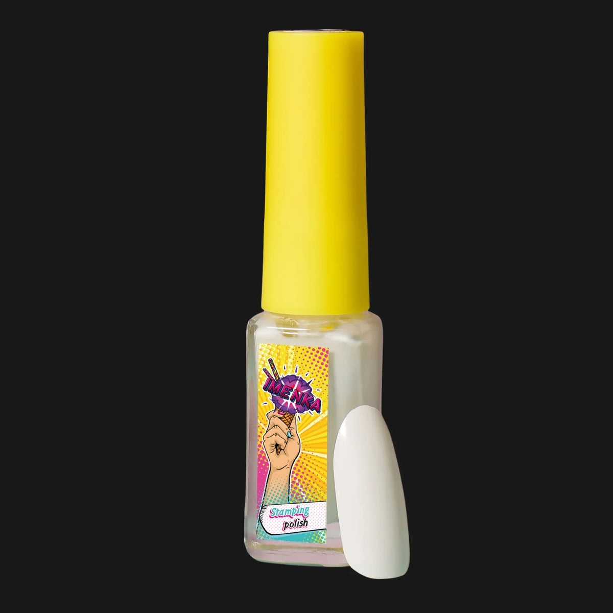 IMENKA Stamping Polish 001 White 6 ml
