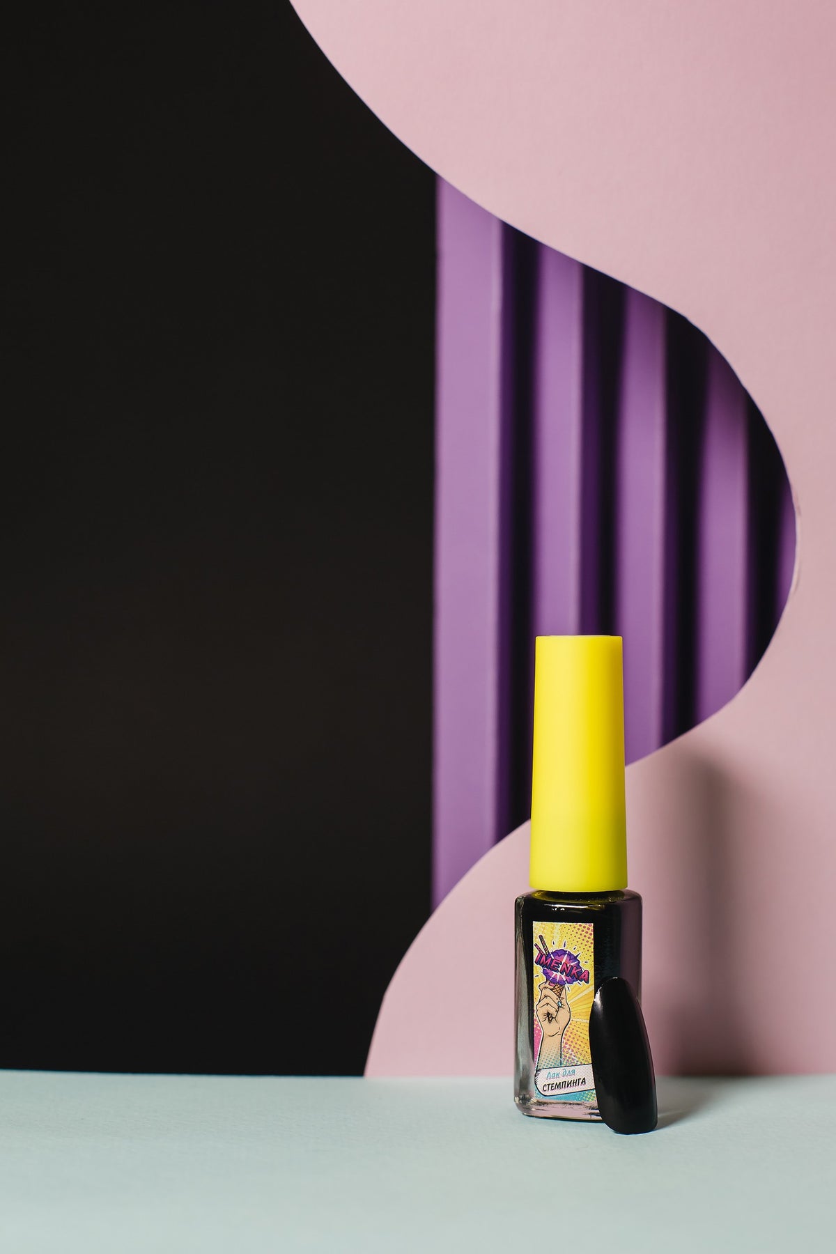 IMENKA Stamping Polish 002 Black 6 ml