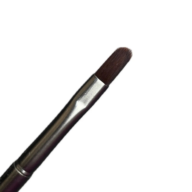 Pinceau ovale pour gel, taille 6, poils synthétiques