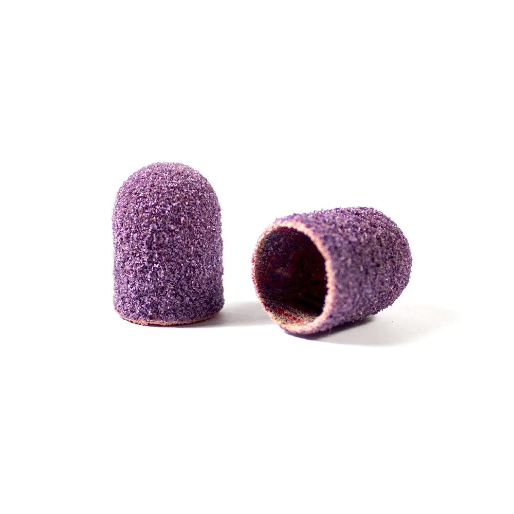 5mm 80 grit Lukas Podo Thermo Abrasive Caps (round) 10 pcs