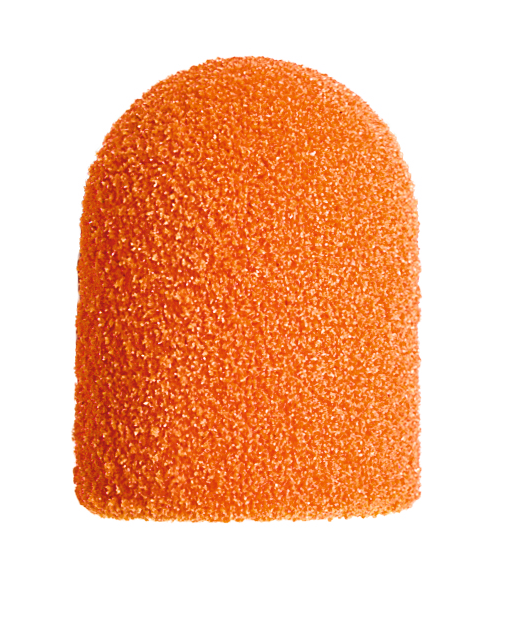 5mm 320 grit Lukas Podo Orange Abrasive Caps (round) 10 pcs