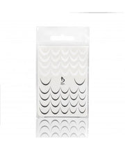 KODI Sliders for nail design French ombre F01 (black/white)
