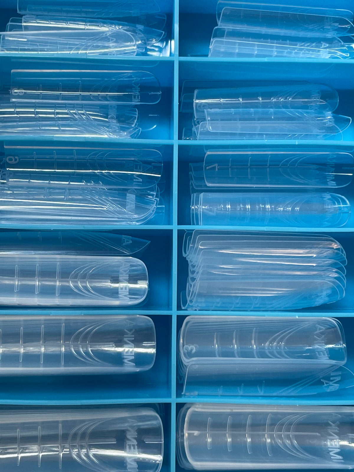 IMENKA Dual Nail Forms SALON SQUARE 140 pcs Version 2