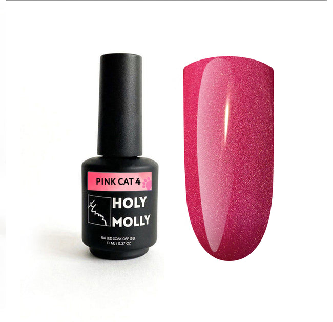 Gel Polish Holy Molly Pink Cat 4 11 ml (Cat eye)