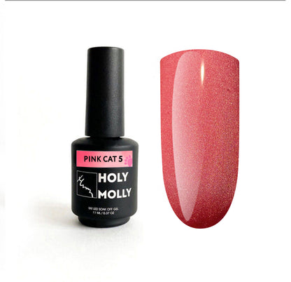 Gel Polish Holy Molly Pink Cat 5 11 ml (Cat eye)