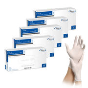 Gloves MaiMed® Nitrile White M (100 pcs) - 10 PACKS