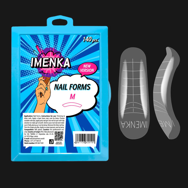 IMENKA Dual Nail Forms M 140 pcs Version 2