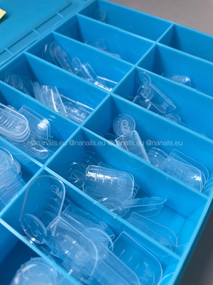 IMENKA Dual Nail Forms SHORT SQUARE 140 pcs Version 2