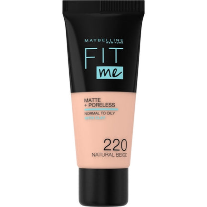 MAYBELLINE Fit Me Matte Poreless Foundation No.220 30 ml