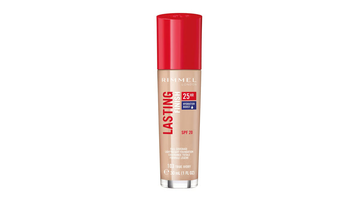 RIMMEL LASTING FINISH FOUNDATION 25HR 103 True Ivory