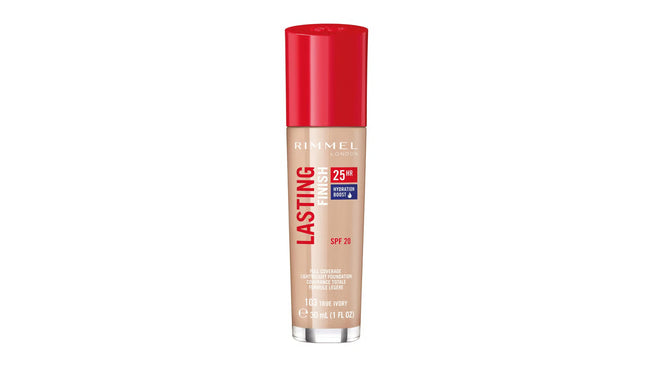 RIMMEL LASTING FINISH FOUNDATION 25HR 103 True Ivory