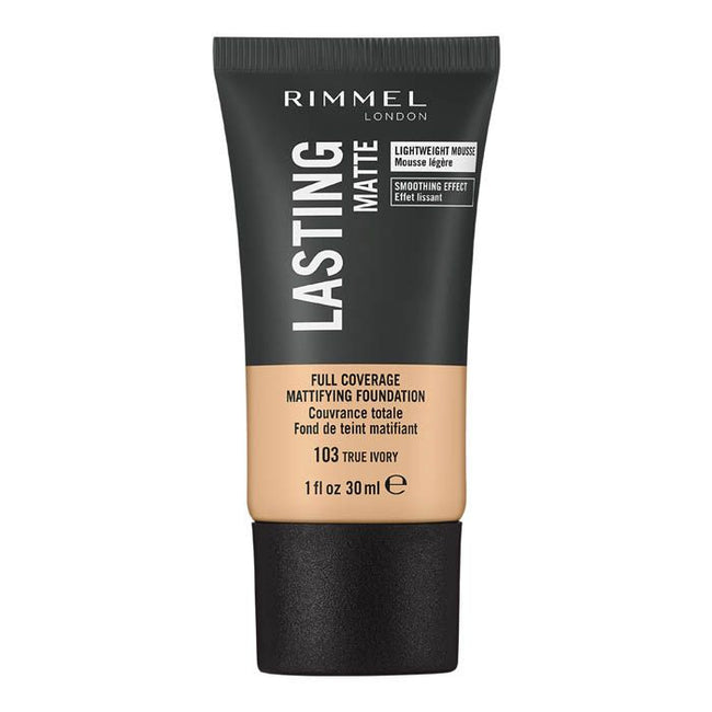 RIMMEL LONDON LASTING MATTE FOUNDATION 103 - True Ivory