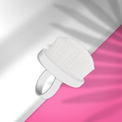 STALEKS Finger ring manicure brush for dust removal EXPERT 03 mini (10 pcs)