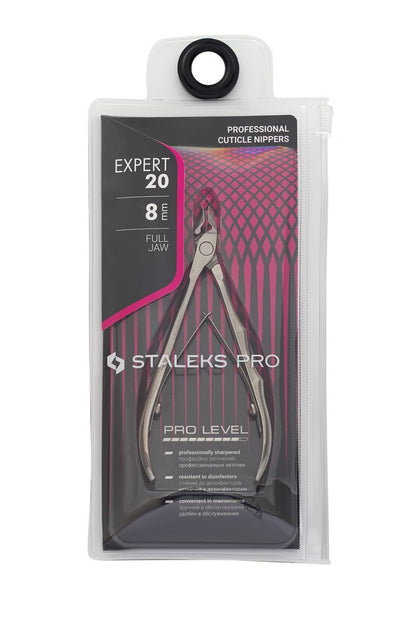Professional cuticle nippers Staleks Pro Expert 20, 8 mm