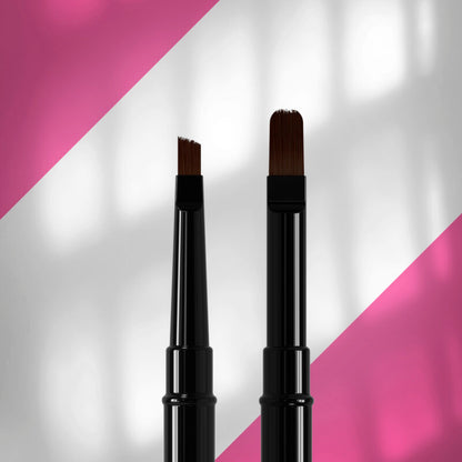 STALEKS Double-ended brush EXPERT for gel 11 mm / 7mm