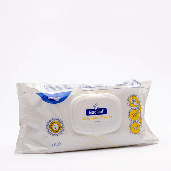 BACILLOL 30 SENSITIVE, ALCOHOL-BASED DISINFECTING TOWELS 80 pcs