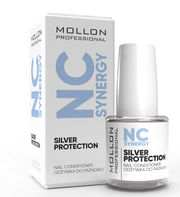 MOLLON PRO SILVER PROTECTION NAIL CONDITIONER for damaged nails 15 ml