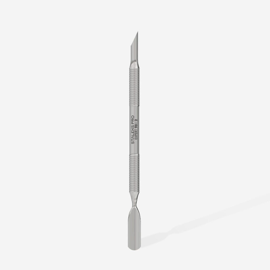 STALEKS Manicure pusher EXPERT 90 TYPE 2 (beveled and rounded wide pusher)