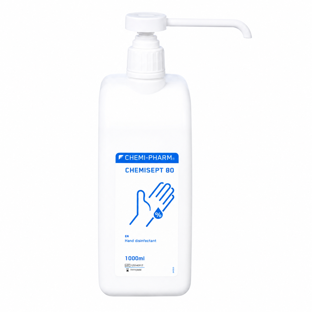 CHEMISEPT 80 Hand Antiseptic with Panthenol 1000 ml