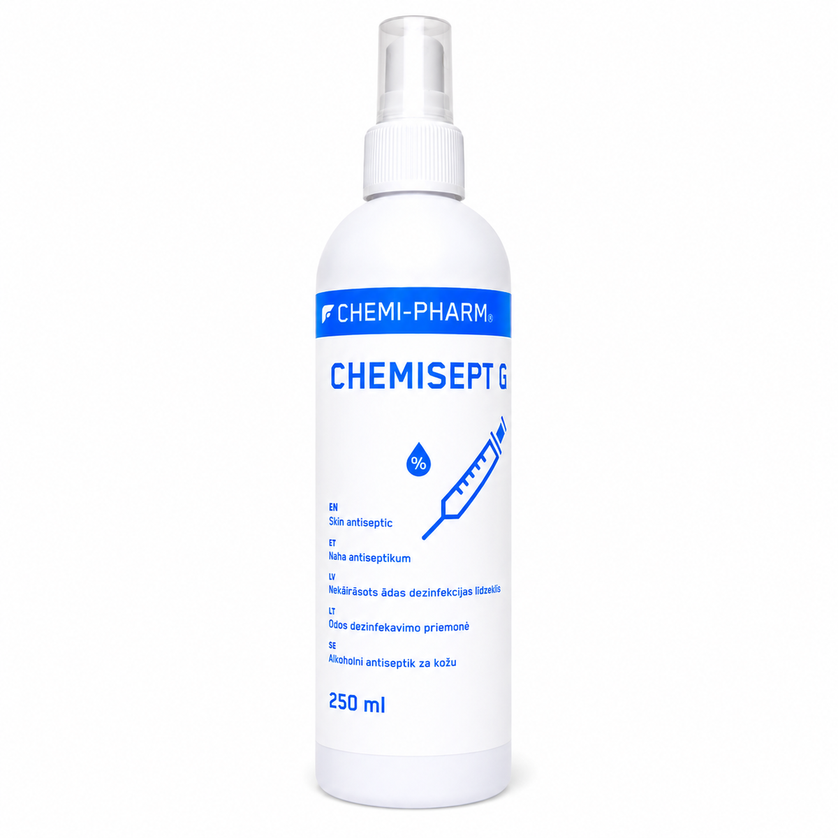 CHEMISEPT G alkoholipohjainen ihon antiseptinen aine 250 ml