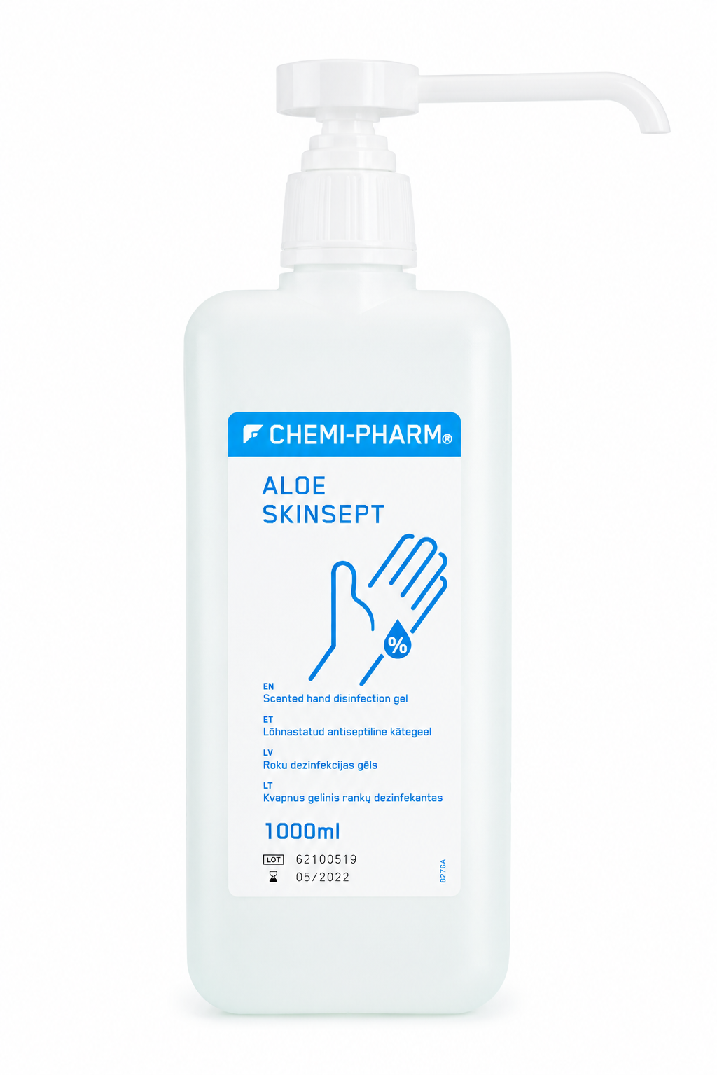 antiséptico ALOE SKINSEPT gel de manos 1000 ml