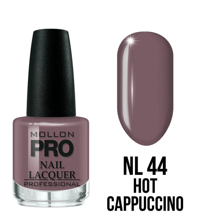 044 HOT CAPPUCCINO MOLLON HARDENING NAIL LACQUER 15 ml