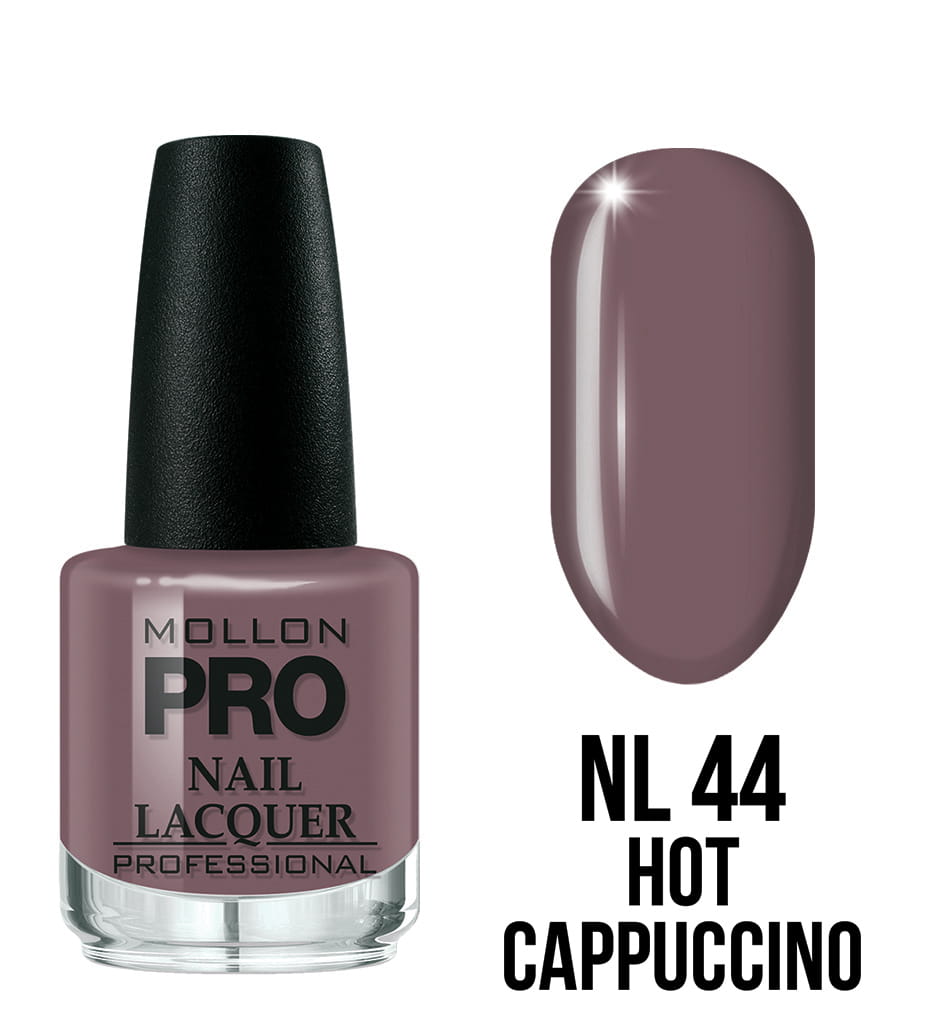 044 HOT CAPPUCCINO MOLLON HARDENING NAIL LACQUER 15 ml