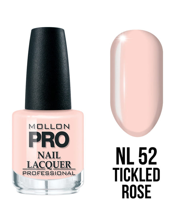 052 TICKLED ROSE MOLLON HARDENING NAIL LACQUER 15 ml