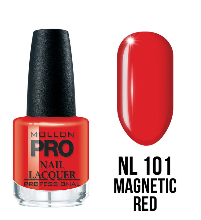 101 MAGNETIC RED MOLLON HARDENING NAIL LACQUER 15 ml