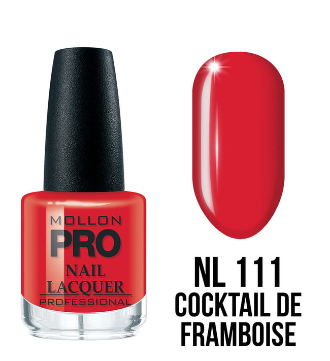 111 COCKTAIL DE FRAMBOISE MOLLON HARDENING NAIL LACQUER 15 ml