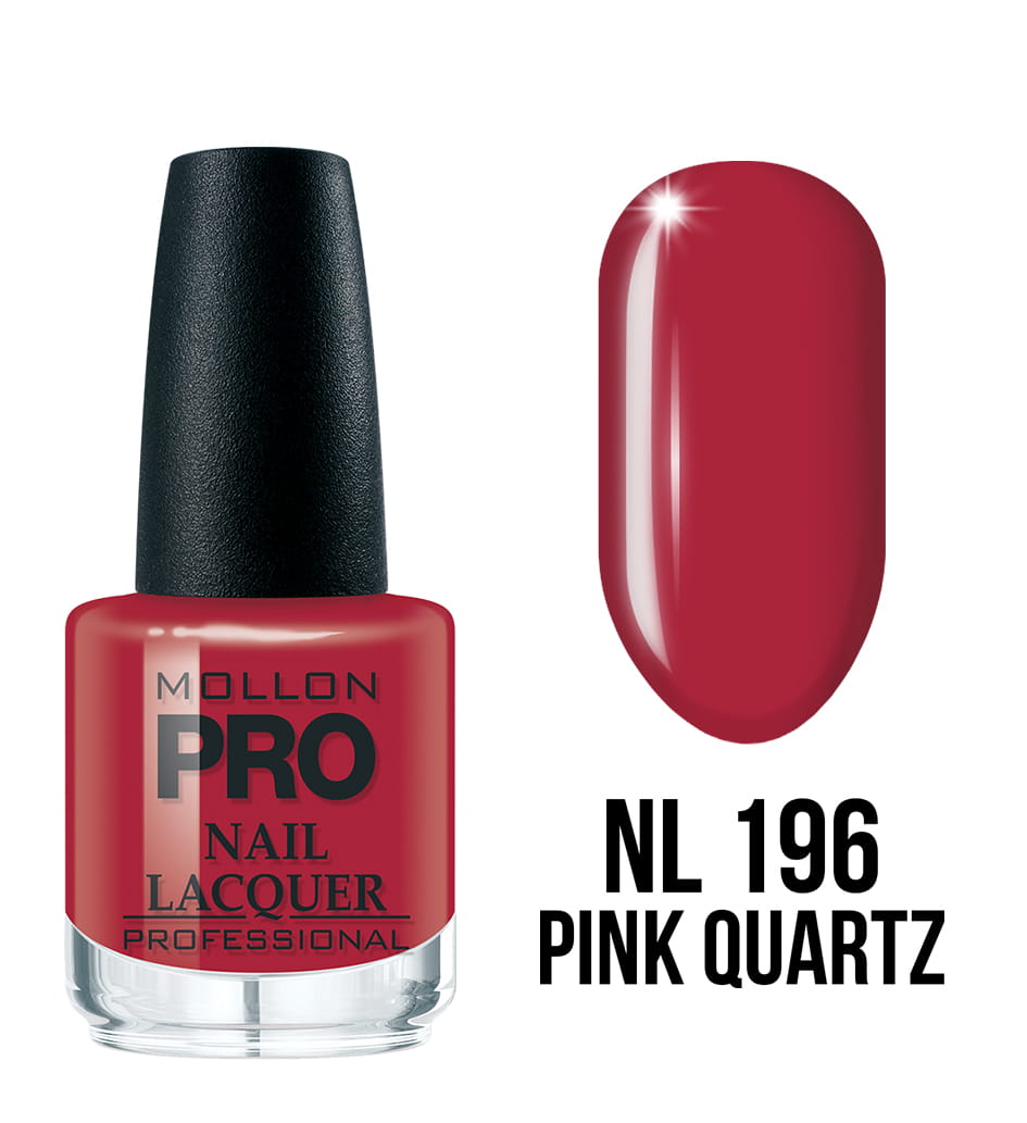 196 PINK QUARTZ MOLLON HARDENING NAIL LACQUER 15 ml