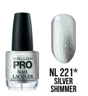 221 SILVER SHIMMER MOLLON HARDENING NAIL LACQUER 15 ml