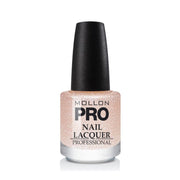 206 PEACH SPARKLE MOLLON HARDENING NAIL LACQUER 15 ml