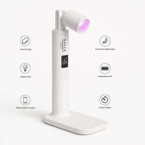 NAILUX GlowGo Nail Lamp Portable