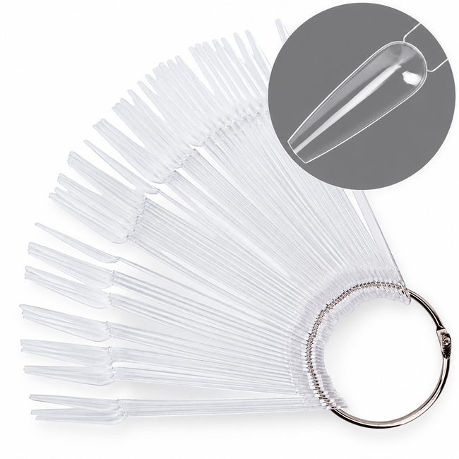 Color Chart Ballerina, 50 pcs, clear