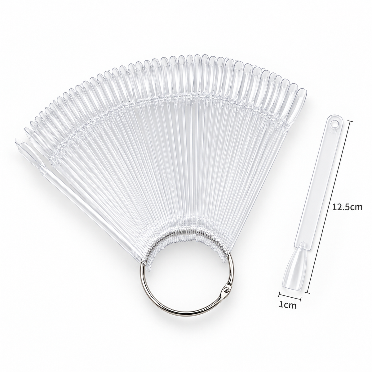 Color Chart Reverse Ballerina, 50 pcs, clear